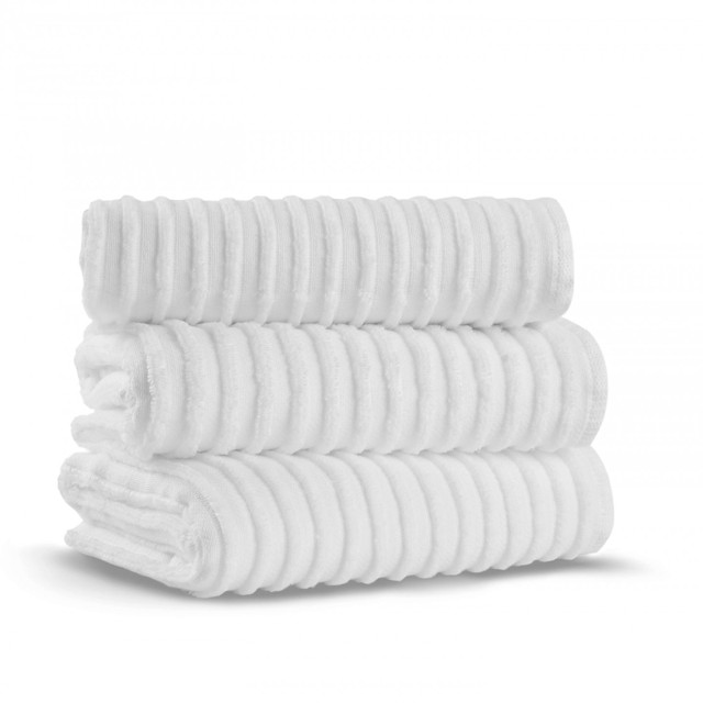 

Полотенце Lappartamente Terry Striped 100x180 Белый