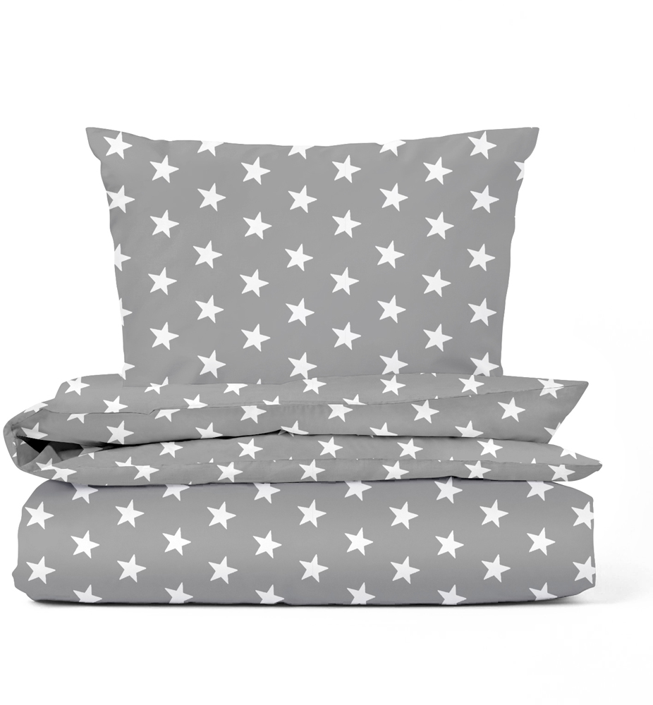 

Комплект Cosas Пододеяльник 155х215 + наволочка 50х70 StarsB_Grey