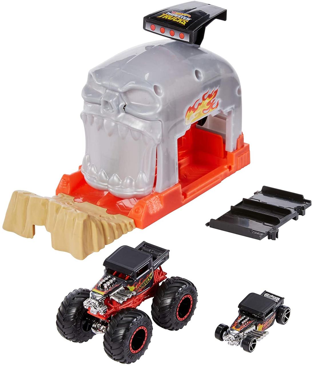 

Хот вилс Монстр Трак пусковой гараж Костяной шейкер Hot Wheels Monster Truck