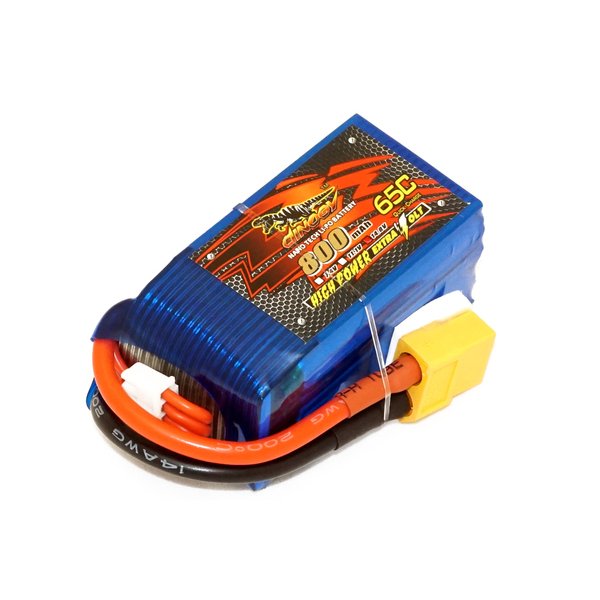 

Аккумулятор Dinogy LiPO 14,8В 800мАч 4S 65C 55.5х30х30мм 97г XT60 (DLC-4S800H-XT)