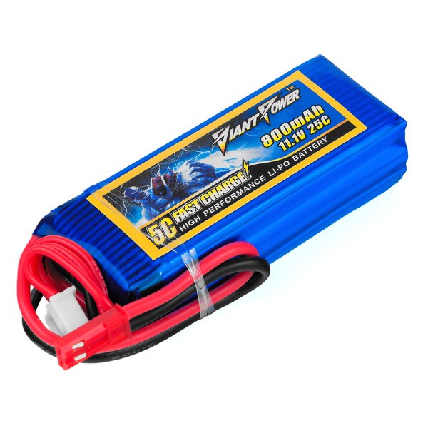 

Аккумулятор Dinogy LiPO 11,1В 800мАч 3S 25C 66х26х18мм 64г JST-SYP (DLC-3S800C-JST)