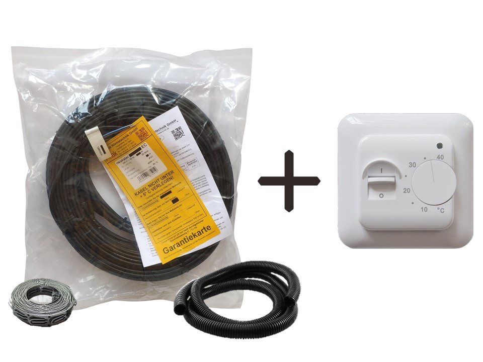 

Кабель Arnold Rak 6102-20 EC | 15 м | 300 вт | 1,5 - 2,3 м.кв | + механический регулятор (KIT 19002)