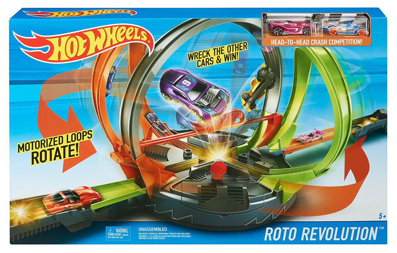 

Hot Wheels Roto Revolution Track Трек Хот Вилс Улётное вращение
