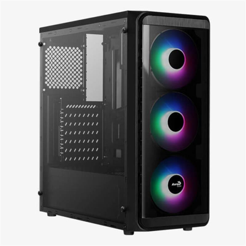 

Корпус AEROCOOL SI-5200 Frost BG Black без БП