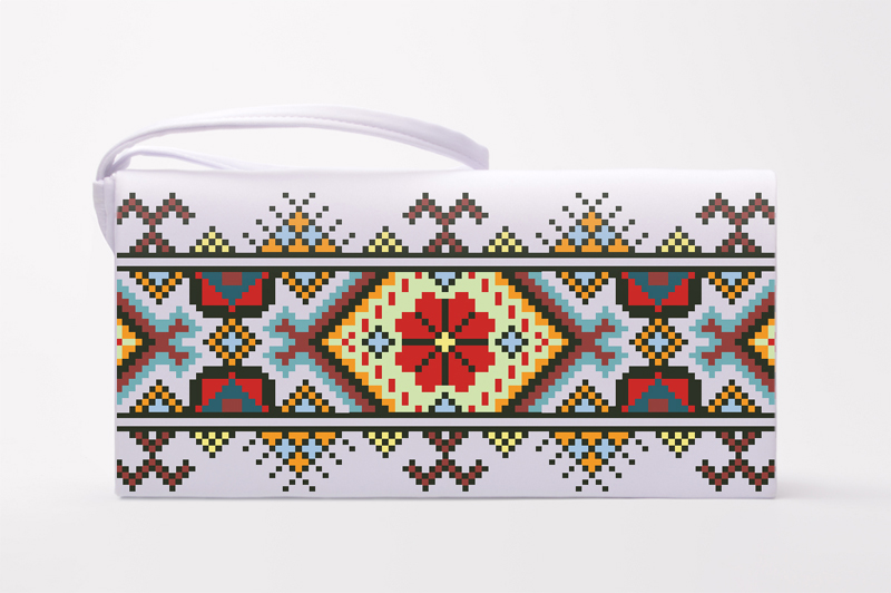 

Набір для вишивки бісером Барвиста Вишиванка заготовки пошитого клатча Ніжний орнамент (КЛ059лБ1301k)