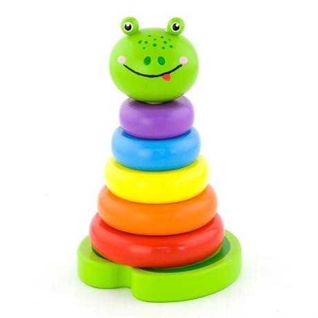 

Деревянная пирамидка Viga Toys Лягушка