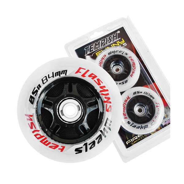 

Колеса для роликовых коньков Tempish FLASHING 84x24 85A 2шт (1010000431)