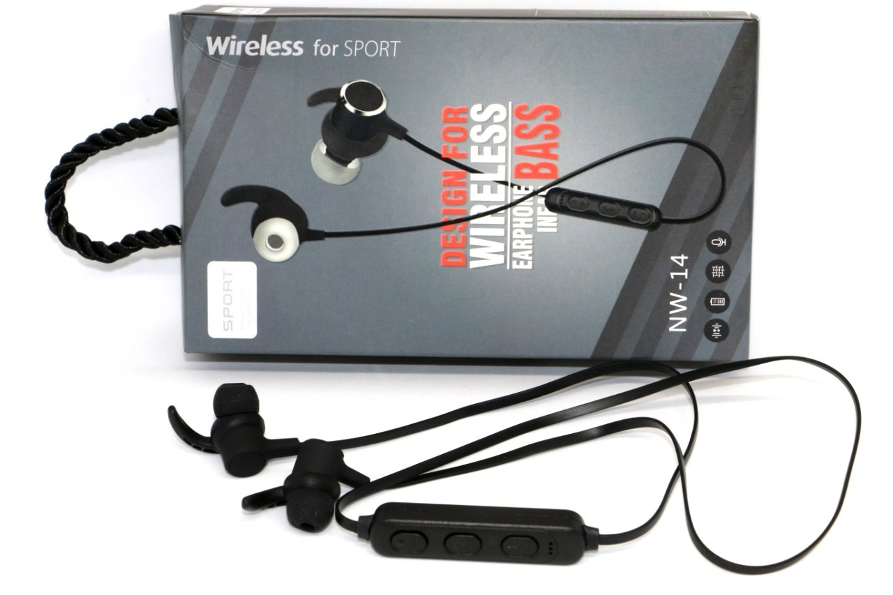 

Беспроводные Bluetooth наушники гарнитура NW-14 Black