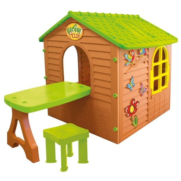 

Дитячий ігровий будиночок Mochtoys 04 з столиком (6672119)