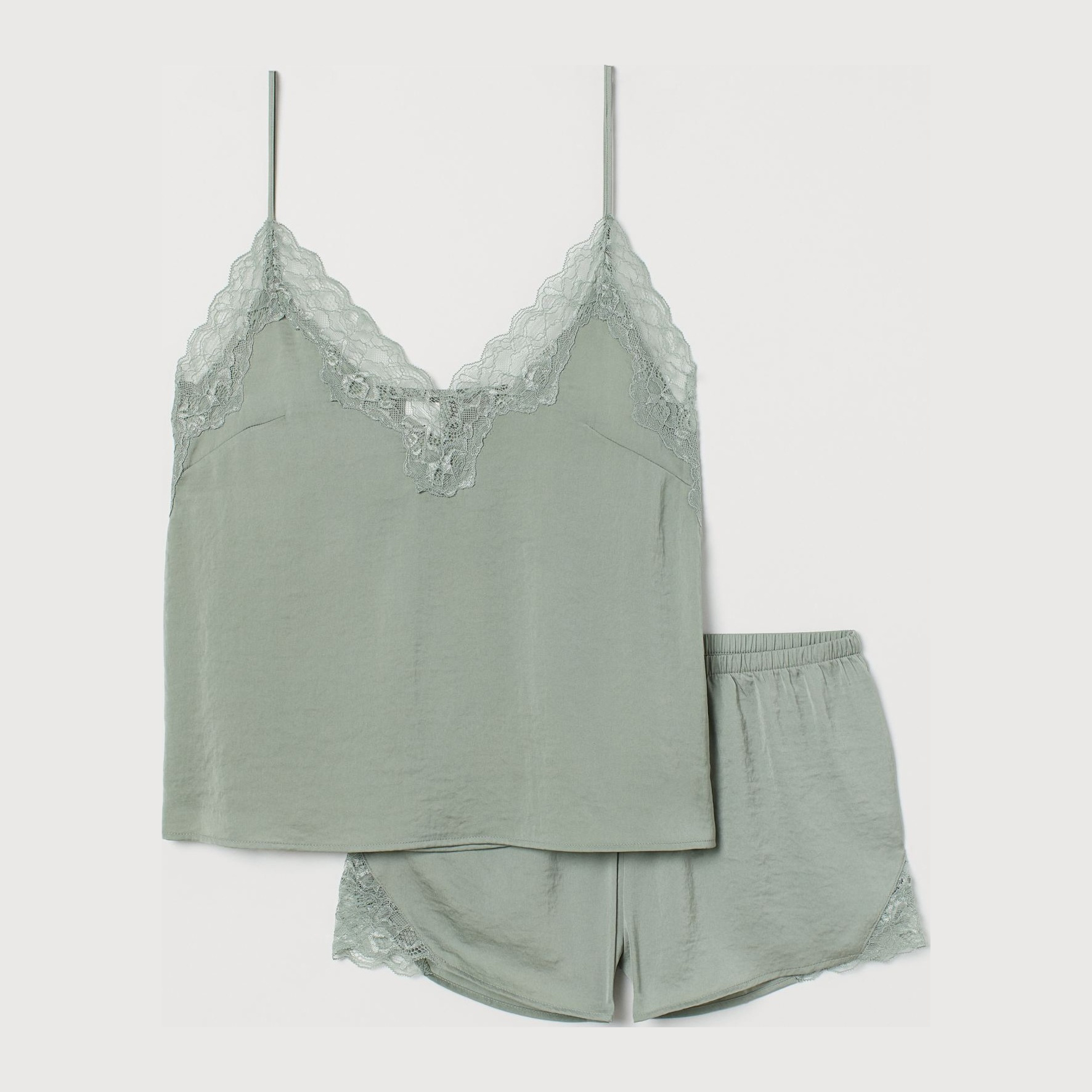 

Майка пижамная H&M zh0756320 S Оливковая