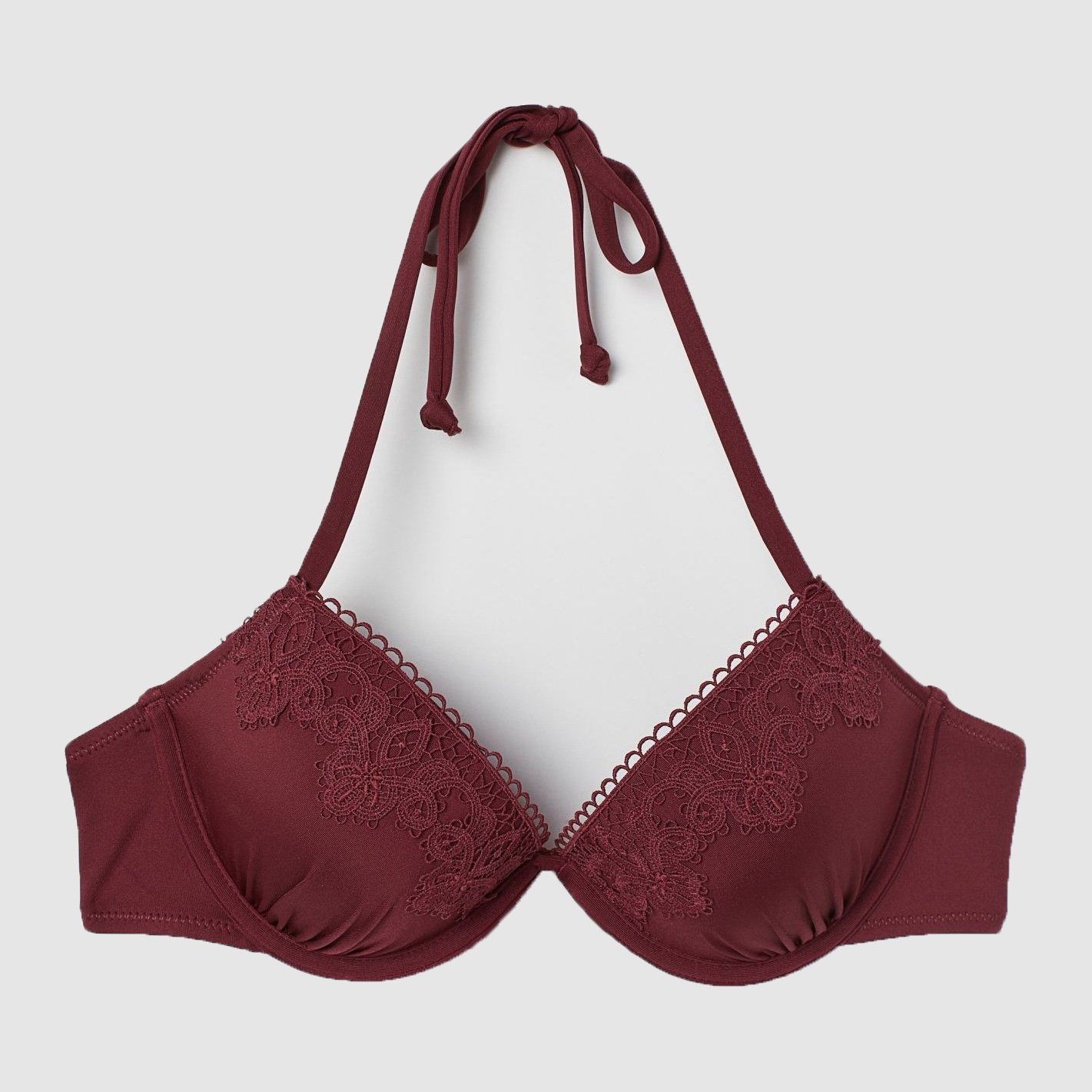 

Верхняя часть купальника H&M zh0723349 75B Бордовая