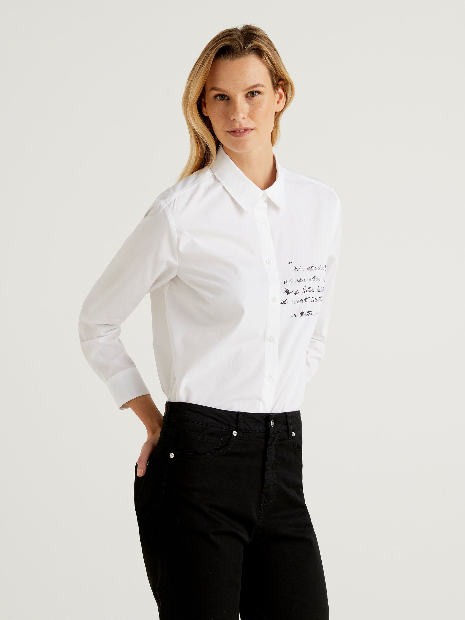 

Рубашка United Colors of Benetton 5EW75QCP4-101 L
