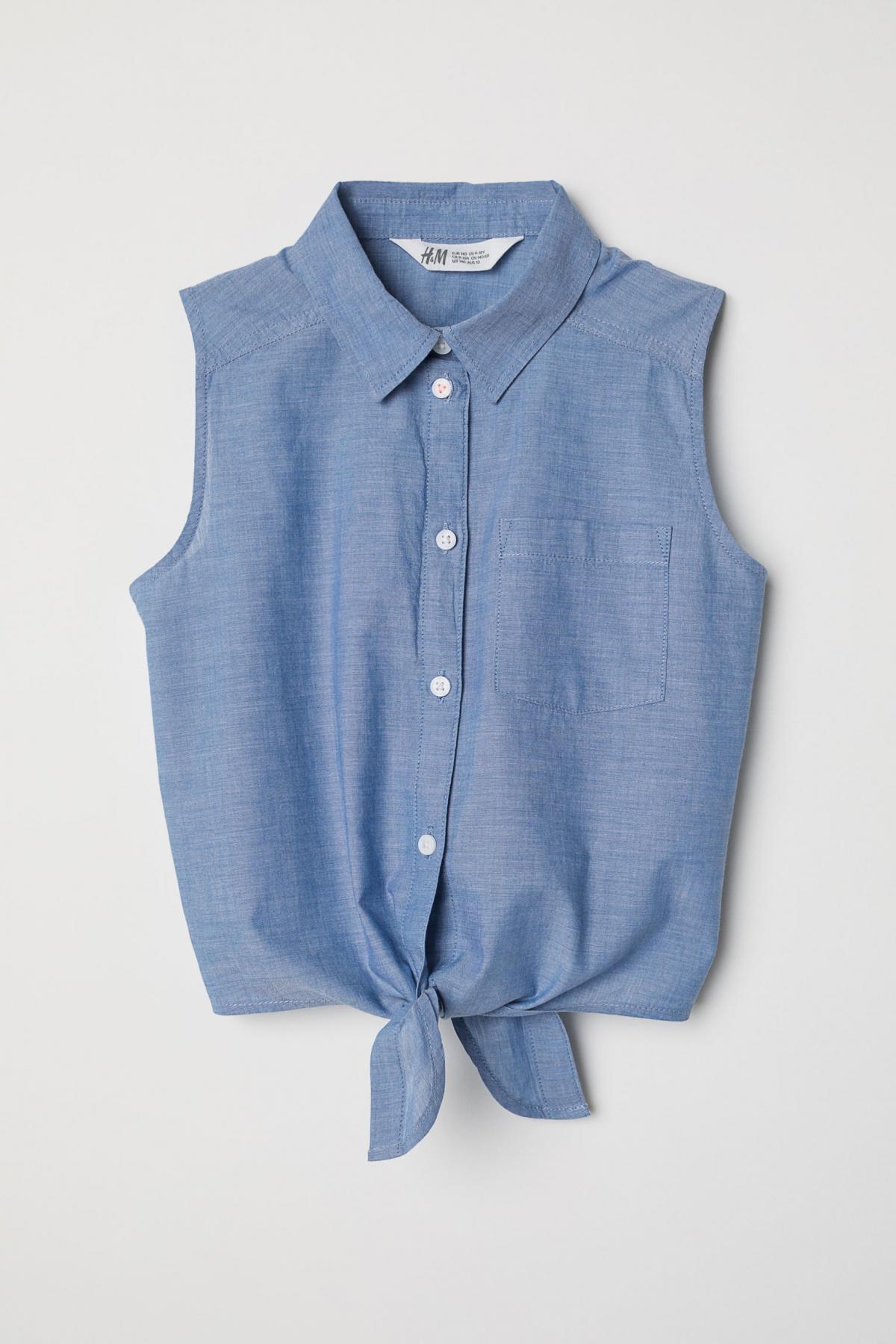 

Блуза H&M 146 (10-11y) Голубая (5333-0572261002)