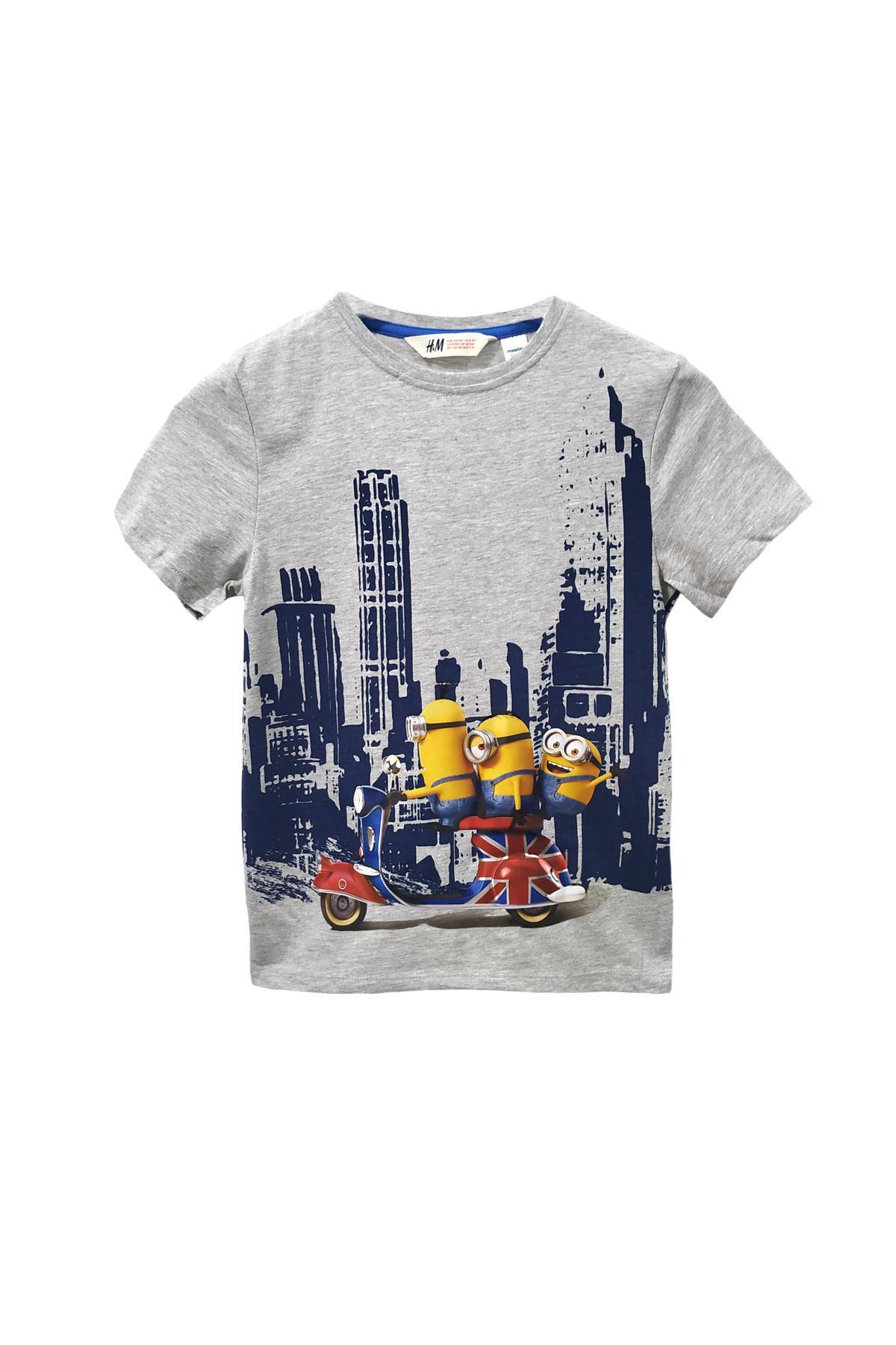 

Футболка H&M 134-140 (8-10y) Серая (5299-0282735002)