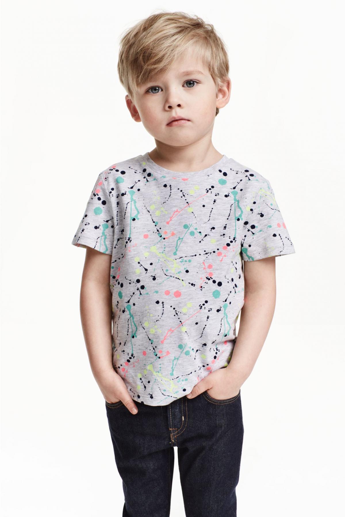 

Футболка H&M 134-140 (8-10y) Серая (4960-0340429004)