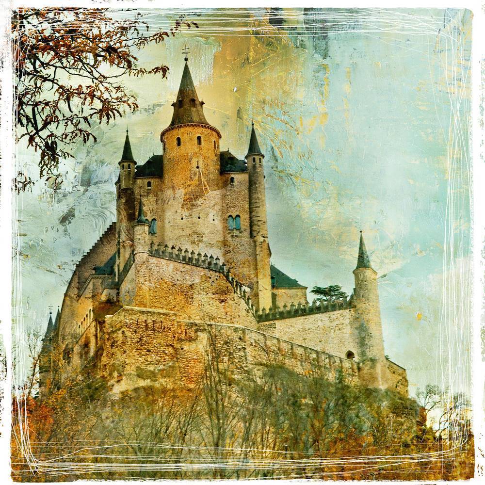 Иллюстрация к пьесе старый замок