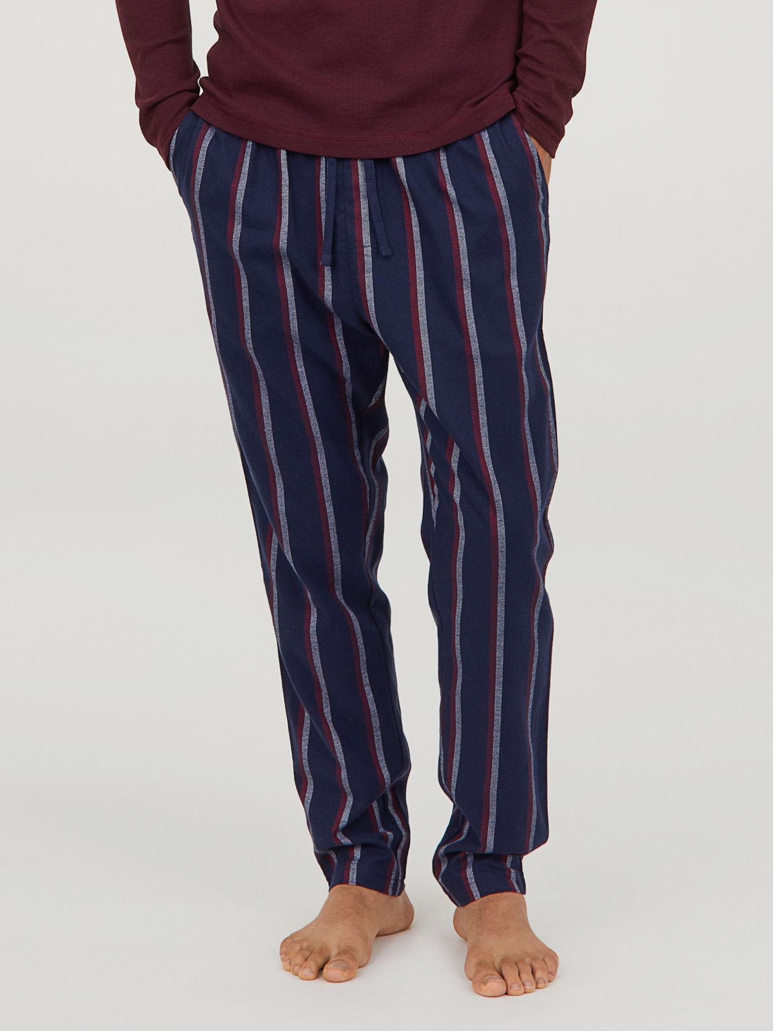 

Брюки пижамные H&M 0710387-8 M Темно-синие