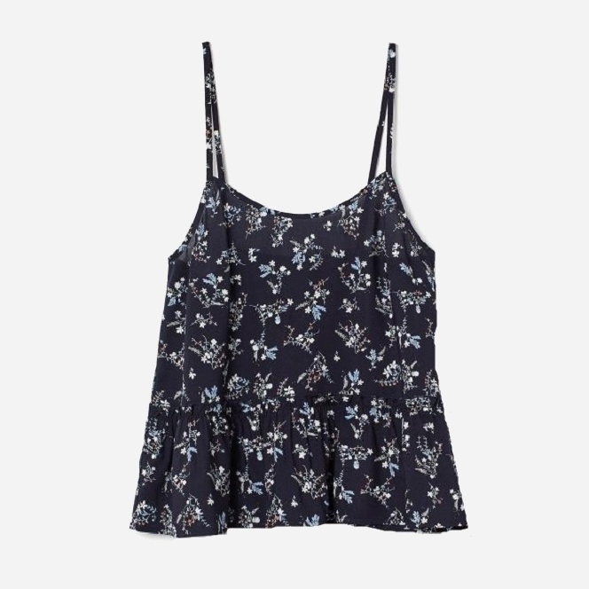 

Майка пижамная H&M 0740588-9  Синяя, Майка пижамная H&M 0740588-9 XS Синяя