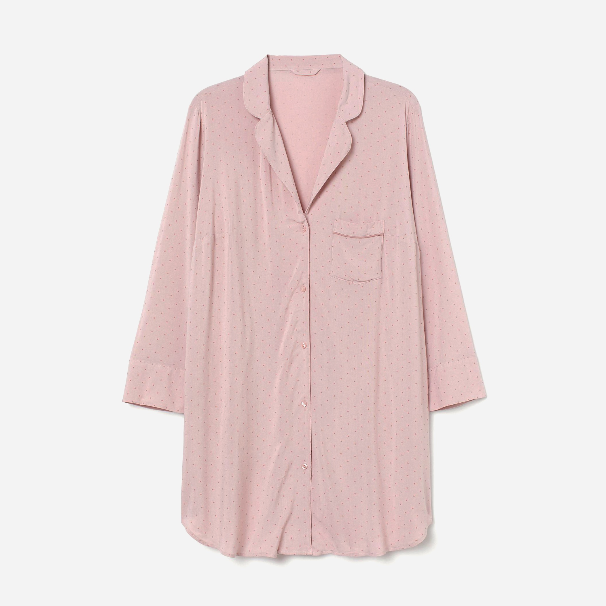 

Рубашка пижамная H&M 0787189-1 4XL Пудровая