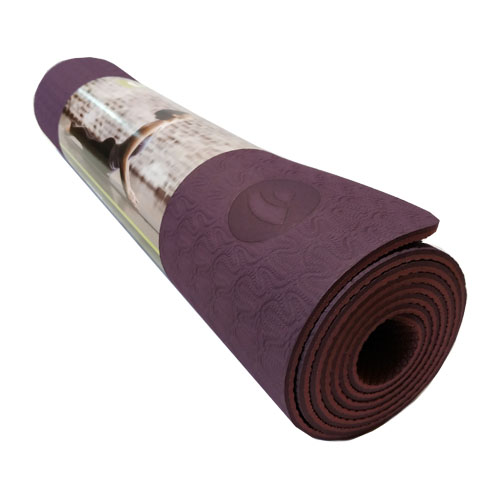 

Коврик для йоги Bodhi Lotus Pro NEW, 183x60x0,6 см Баклажановый (2196)