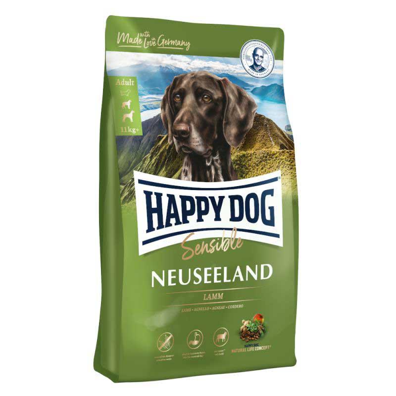 

Сухой корм HAPPY DOG Сюприм Neuseeland для собак с ягненком и рисом, 4 кг