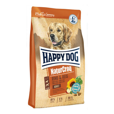 

Сухой корм HAPPY DOG NaturCroq Rind&Reis для взрослых собак с говядиной и рисом, 4 кг