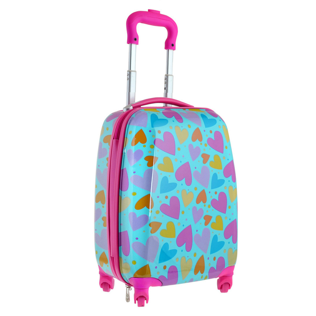 

Чемодан YES детский на колесах Lovely hearts, LG-4