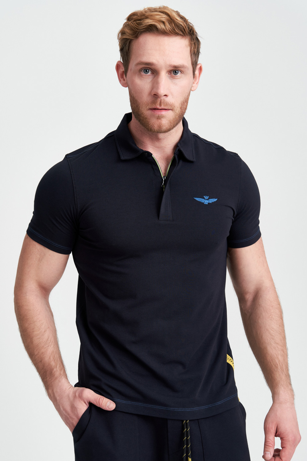 

Поло с ярким принтом A.O.C. Aeronautica Militare 3984 XXXL