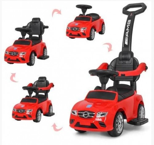 

Каталка - толокар с родительской ручкой Bambi AMG арт. 3902L-3