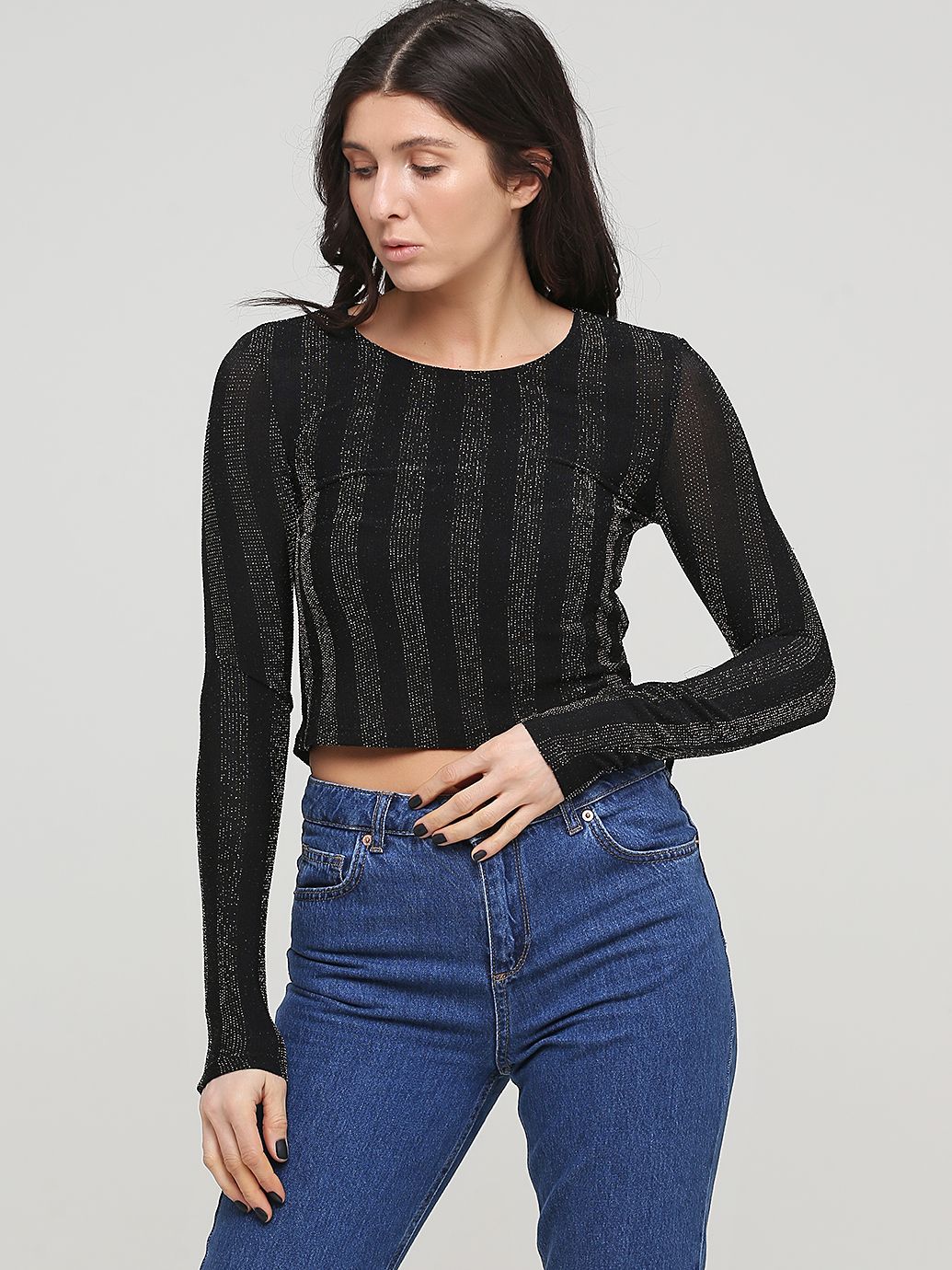

Лонгслив Monki 540352s78 S Черный