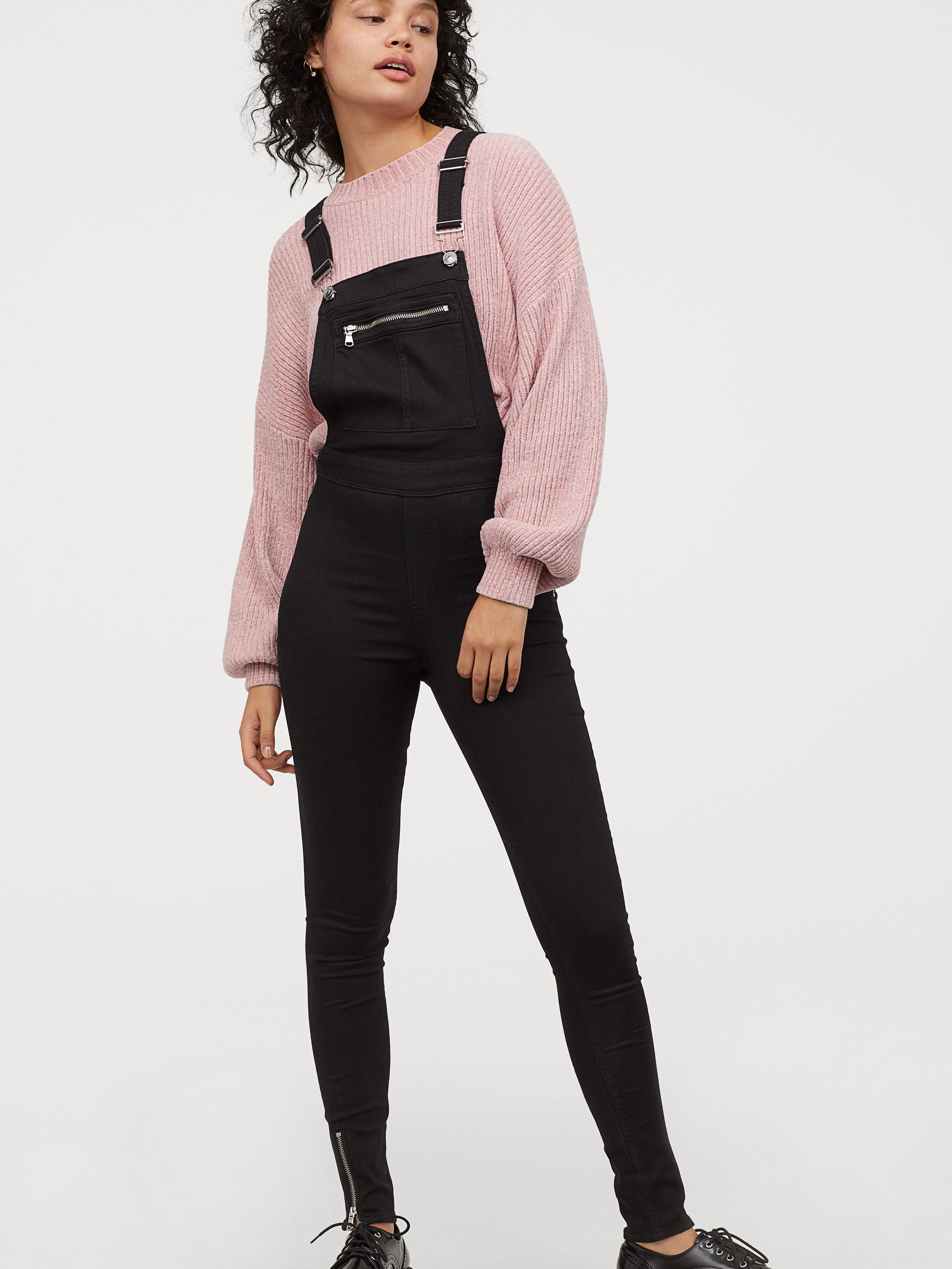 

Полукомбинезон джинсовый H&M 689562a79 42 Черный