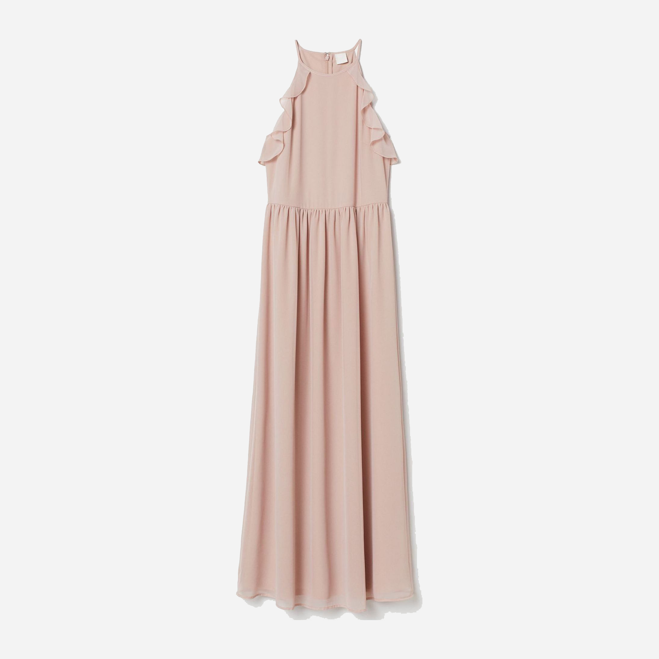 

Платье H&M 685942a79 34 Пудровое с розовым