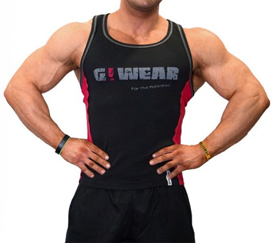 

Майка G!WEAR Rib Gorilla Wear L Черно-красный