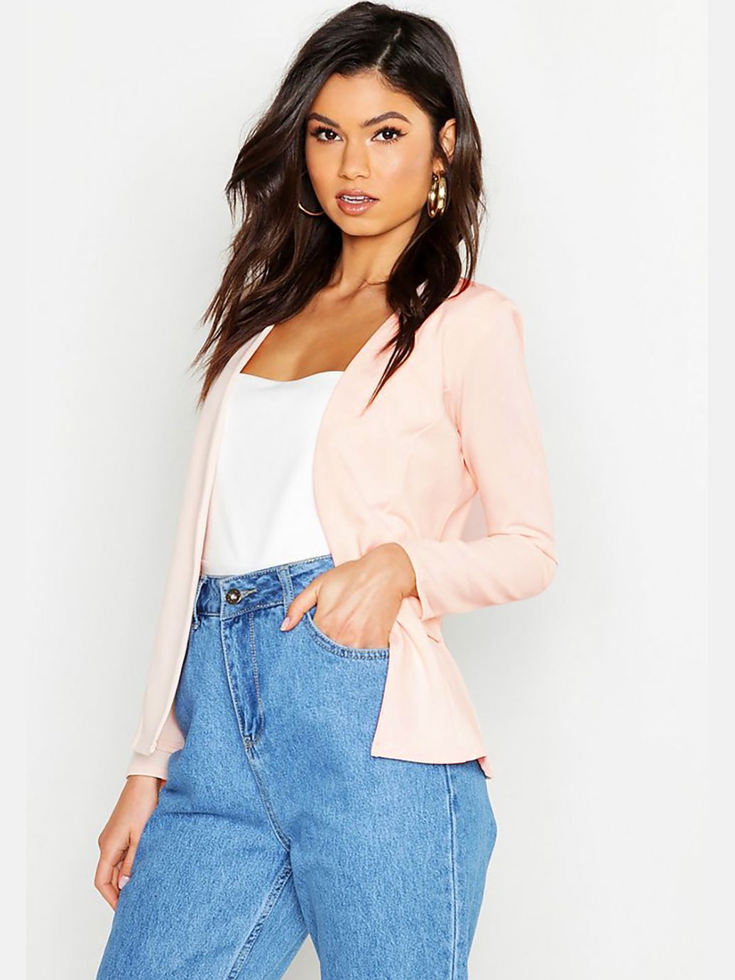 

Пиджак Boohoo dzz69416a84 40 Персиковый
