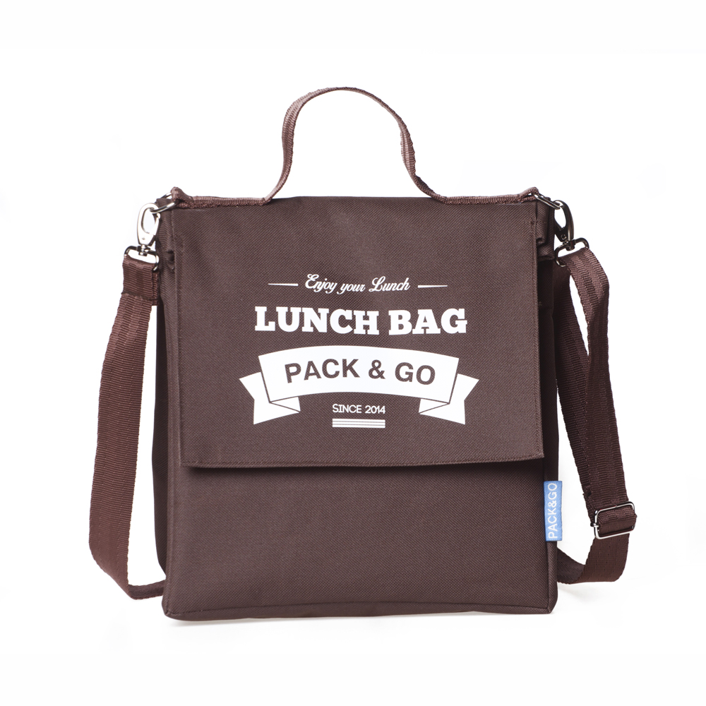 

Термосумка Lunch Bag (Ланч Бег) Pack and Go "Lunch Bag L+" коричневый (LB109)