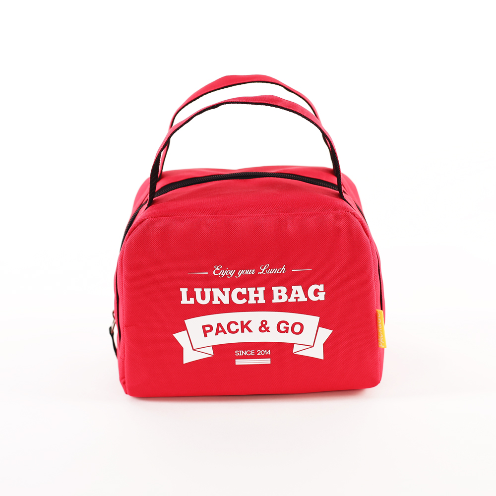 

Термосумка Lunch Bag (Ланч Бег) Pack and Go "Lunch Bag ZIP" красный (LB601)