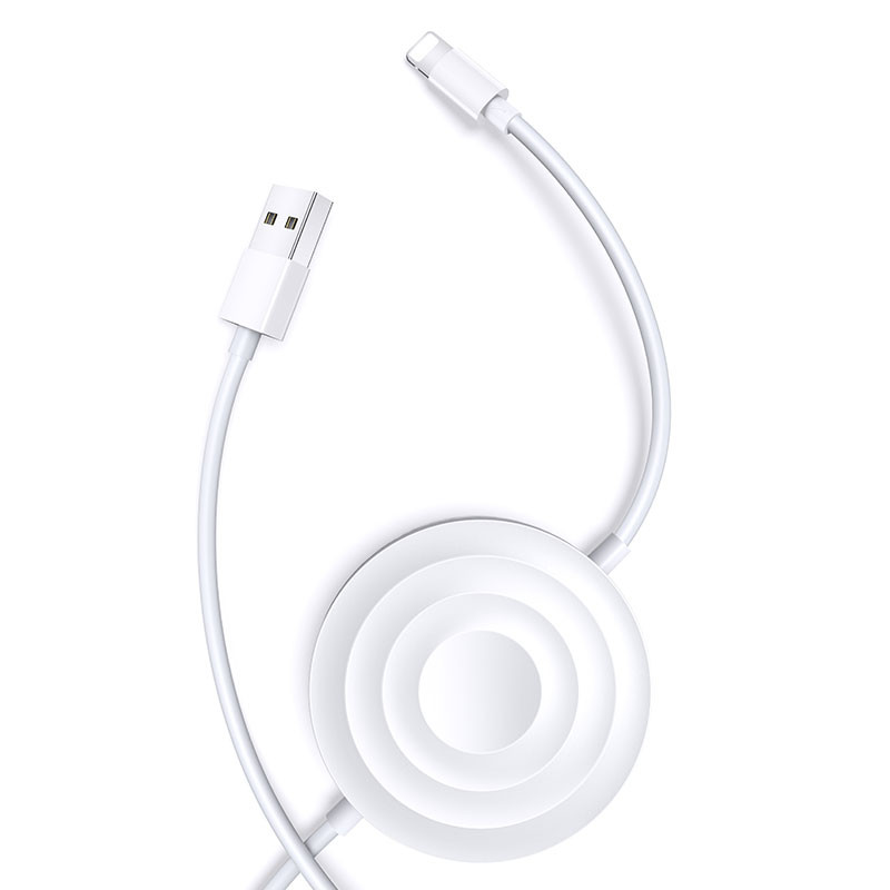 

БЗУ Usams US-CC096 для Apple Watch + Lightning cable Белый