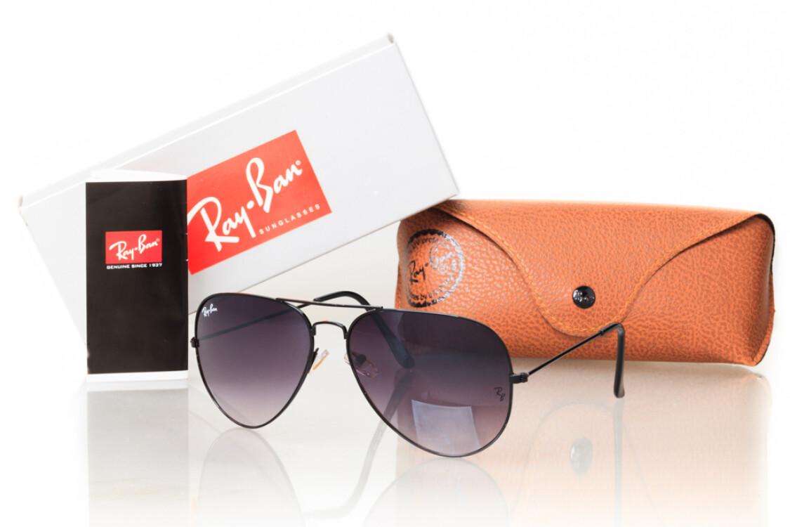 

Солнцезащитные очки Ray Ban Авиаторы (Капли) 3026grey-b