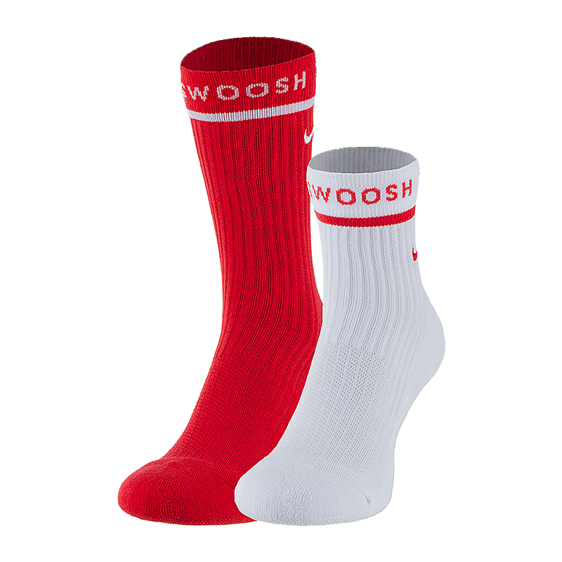 

Шкарпетки Nike SNKR Sox 38-42р червоні/білі 2 шт