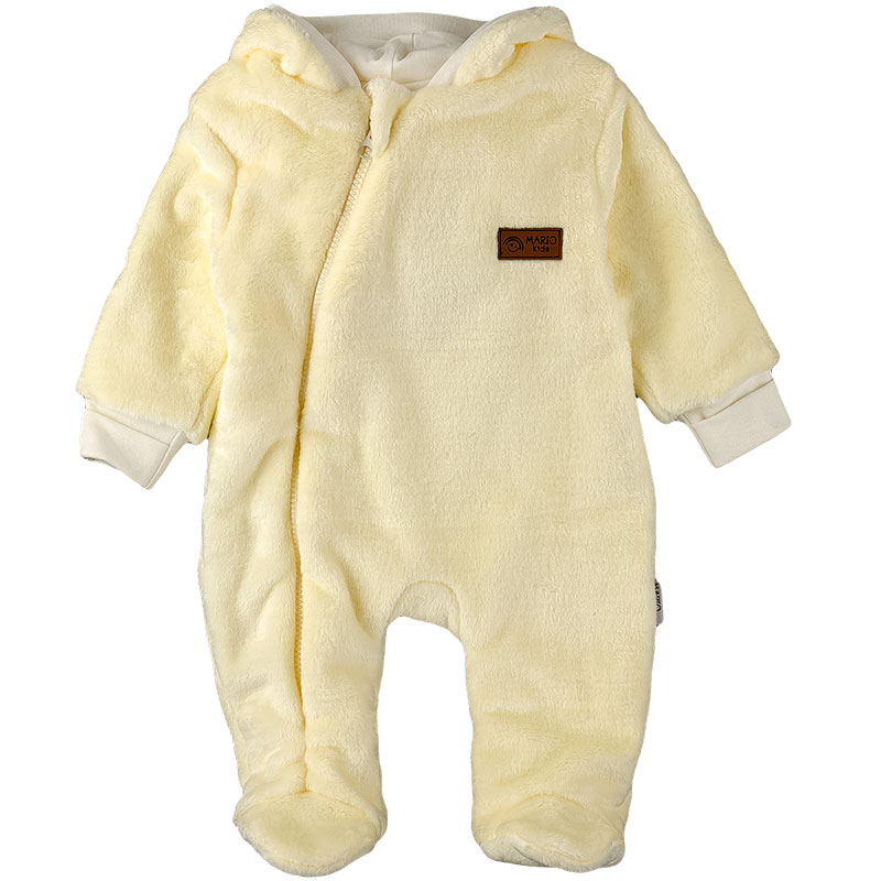 

Комбинезон для мальчика на хлопковой подкладке MARIO KIDS 17-30-12 62 см молочный