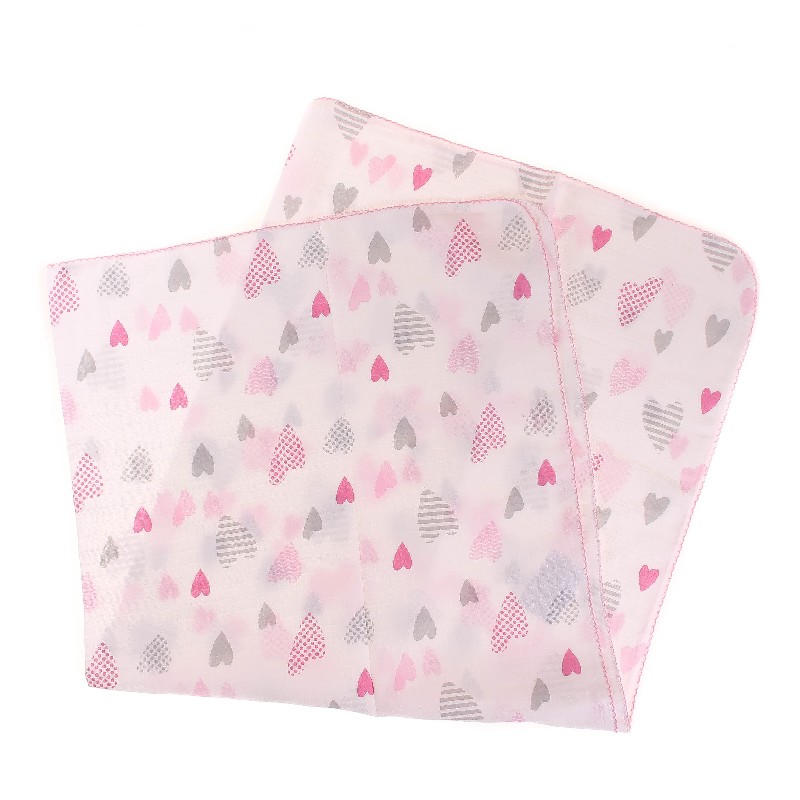 

Пеленка Муслінова 115 x 115 см LITTLE LIFE 4006 кремовый/розовый (551683)