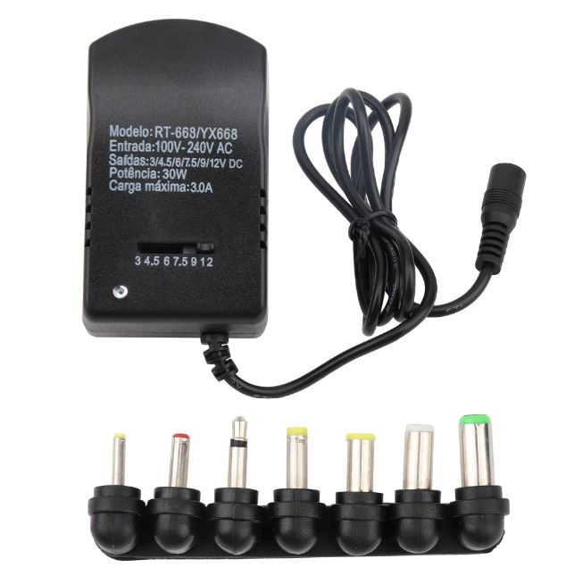 

Блок питания адаптер 30W 2.5A 7 в 1 Kronos YX668 (gr_002782)