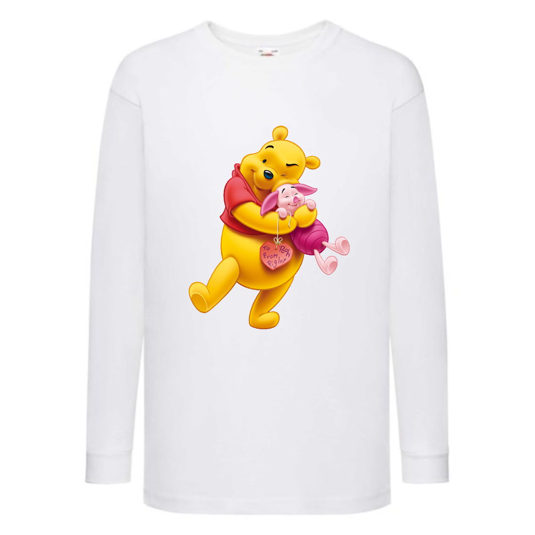 

Лонгслив реглан Винни Пух 007 (Winnie Pooh) белый (WP wh 007) 140 см