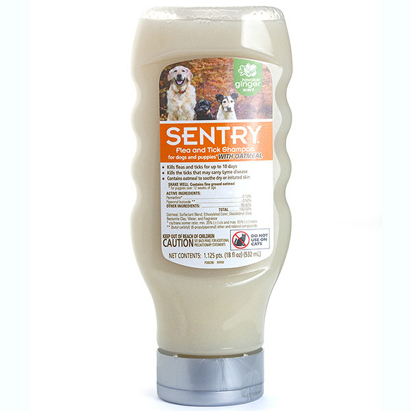 

Шампунь Sentry СЕНТРИ ОВСЯНАЯ МУКА от блох и клещей для собак, 0,532 л