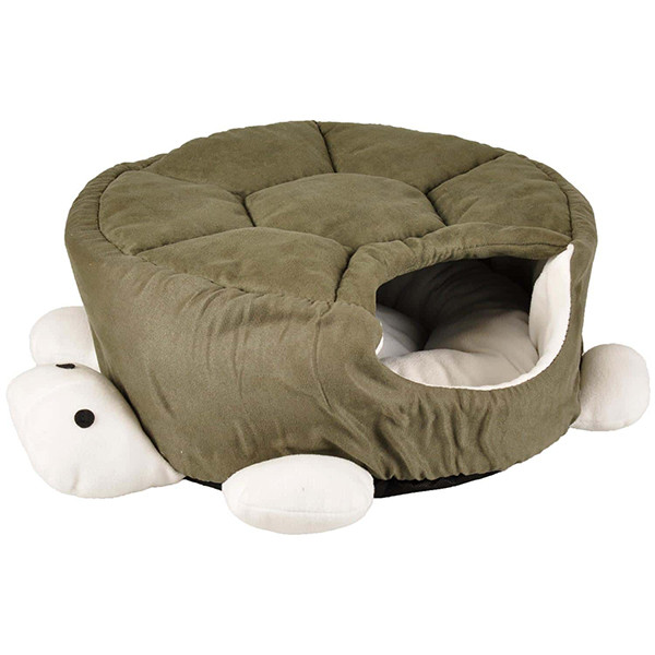 

Спальное место Flamingo Turtle Green ФЛАМИНГО домик для кошек, в виде черепахи, зеленый, 45х18 см