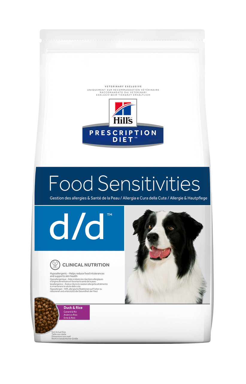 

Сухой корм Hill's PD d/d Food Sensitive для собак при пищевой аллергии с уткой и рисом, 12 кг