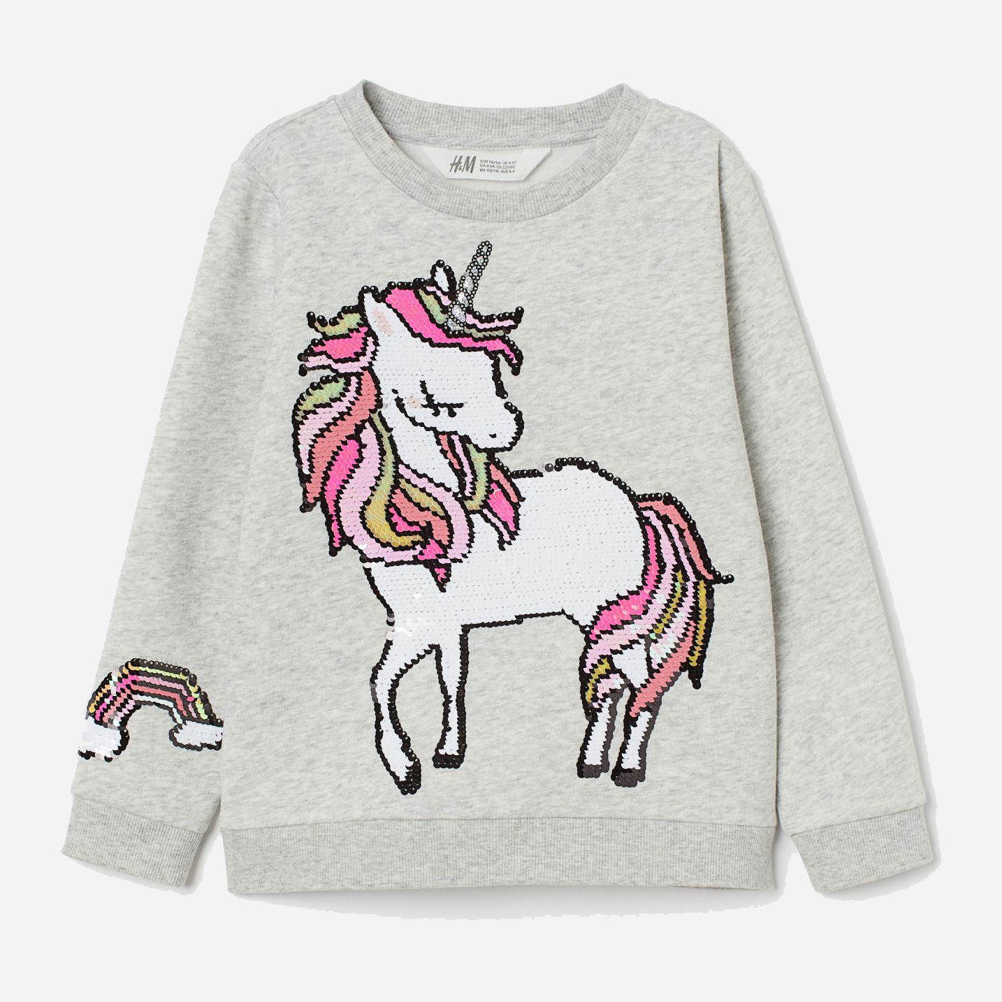 

Свитшот H&M 0806187 1 134-140 см Серый (2000001824436)
