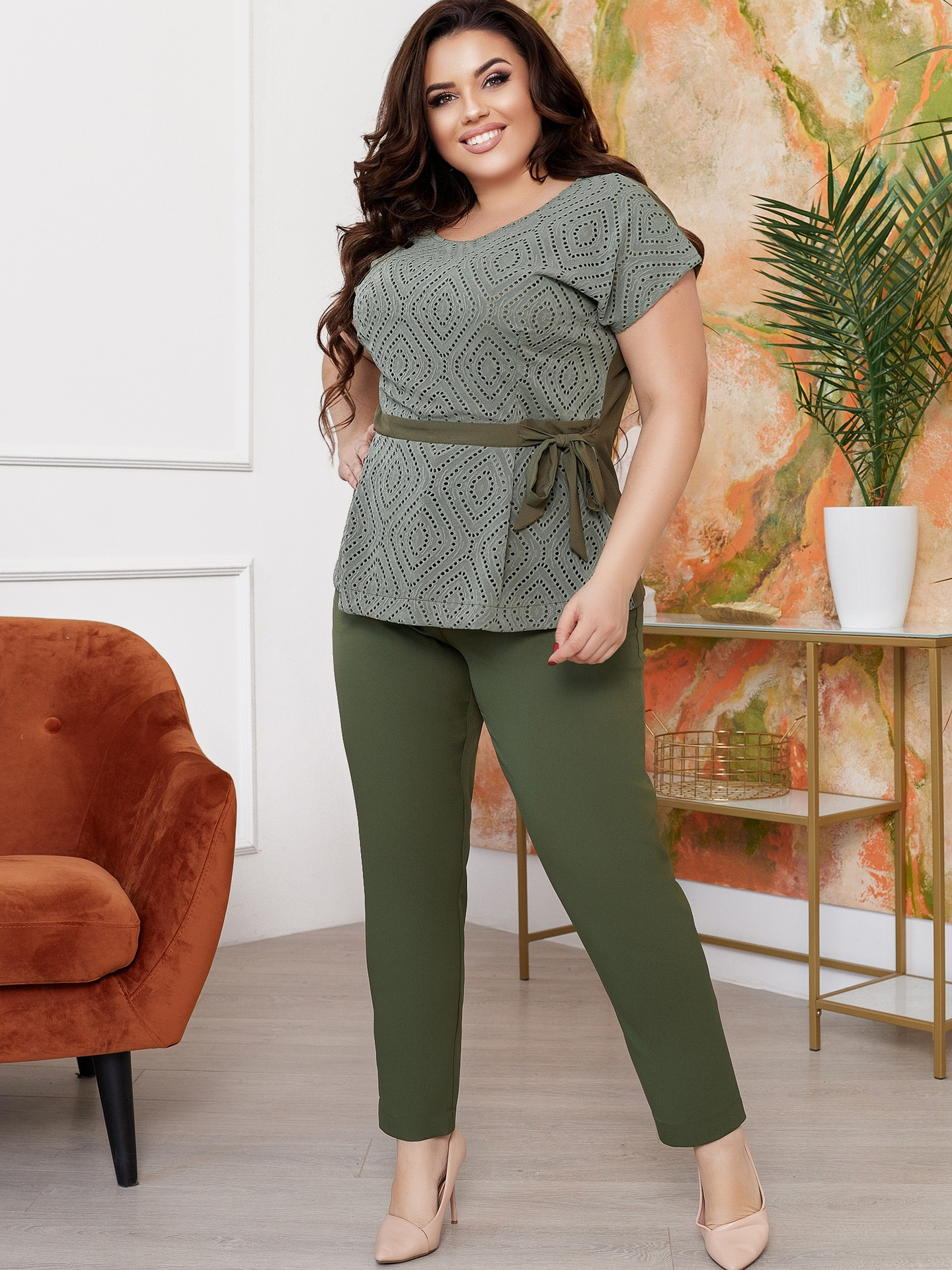 

Костюм New Fashion 174  Хаки, Костюм New Fashion 174 56 Хаки
