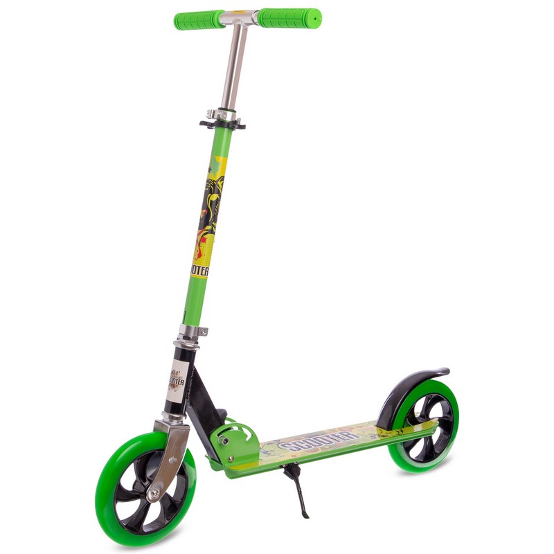 

Самокат для детей SCOOTER (возраст 5+) салатовый DG-109-B