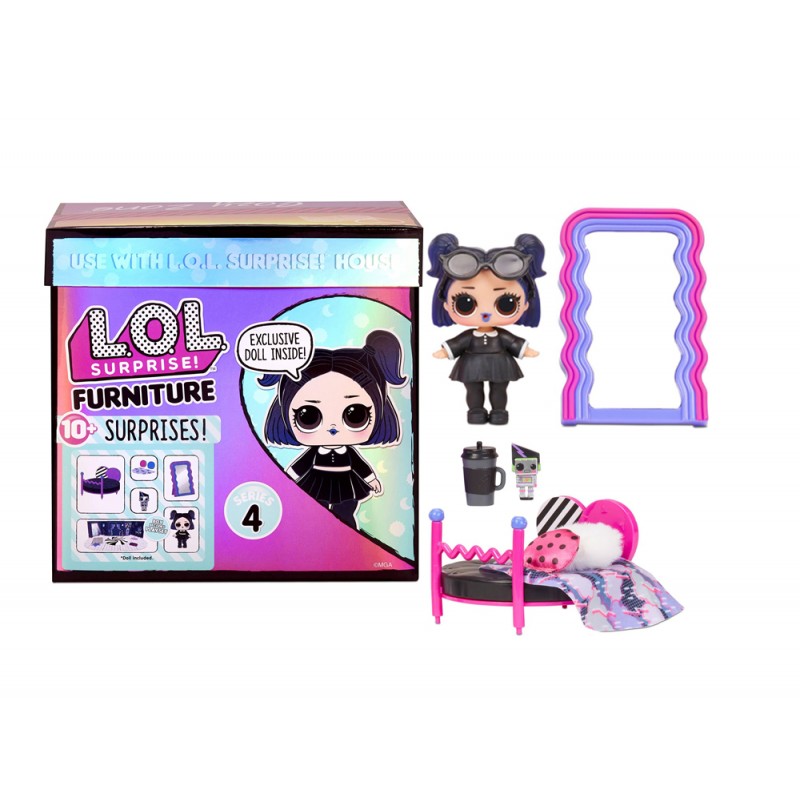 

Игровой набор LOL Surprise Furniture 4 Cozy Zone (MGA Entertainment, США) Спальня Лол Сюрприз с куклой Dusk Леди - Сумерки (572640)